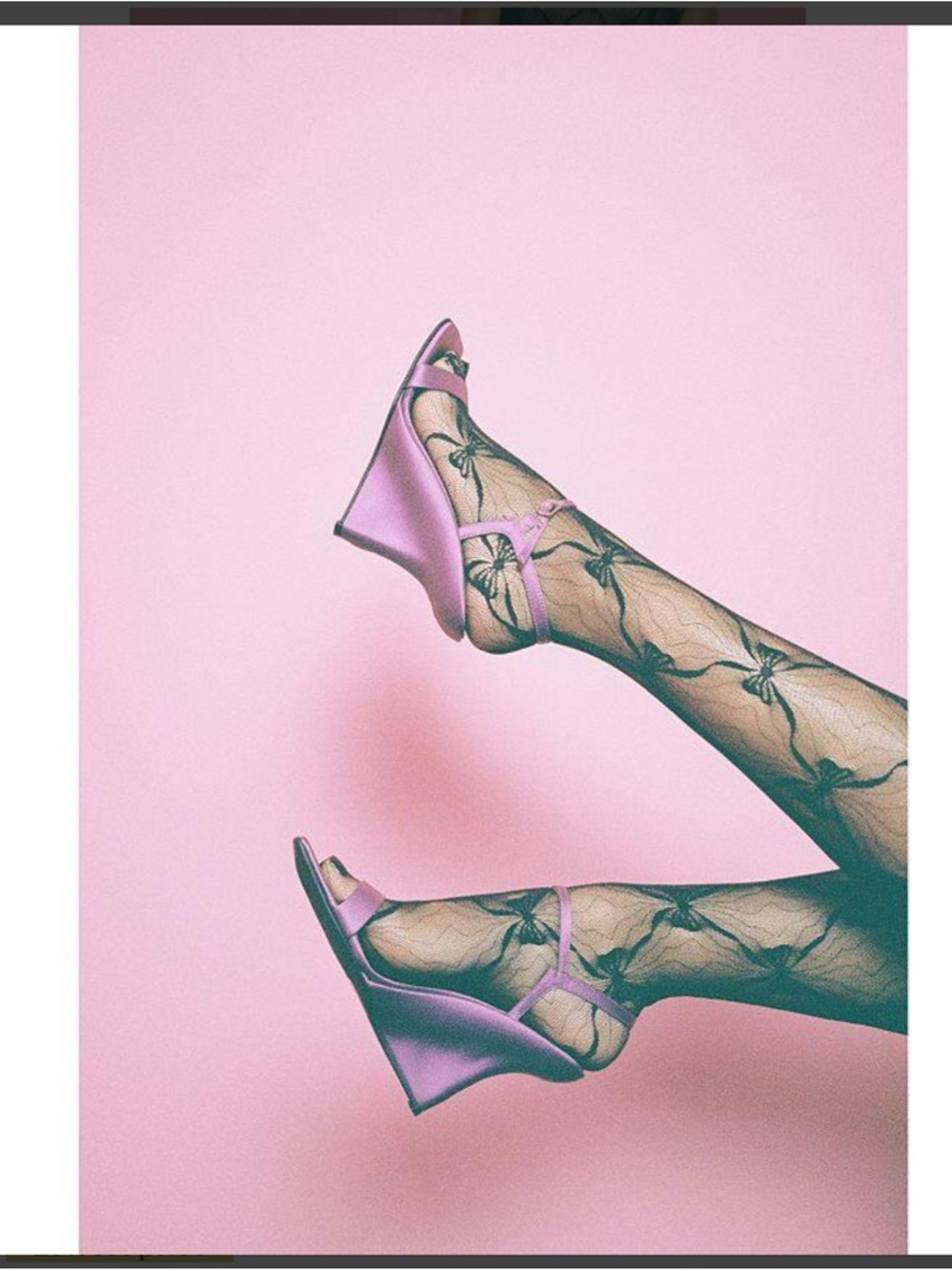 Jeffrey Campbell Kassandra Fuchsia Satin Wedge Sandal US 6